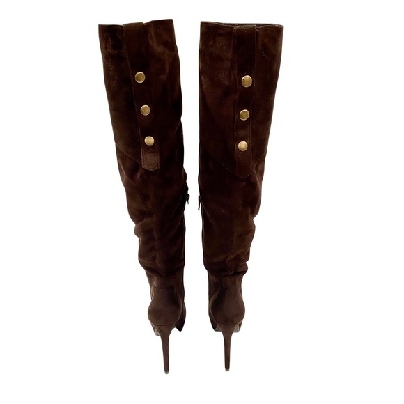NWOTB — Charles David Over-the-knee Boots in Chocolate Brown Size 7.5 - Picture 4 of 10